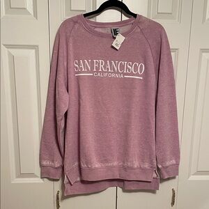 XL San Francisco Women's Pink Sweatshirt